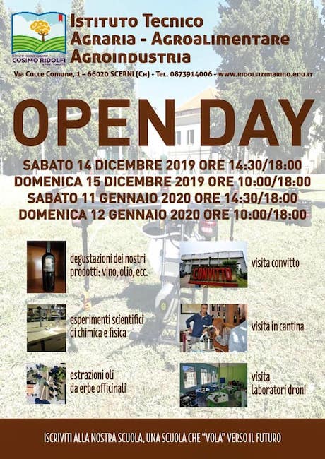 locandina open day scerni