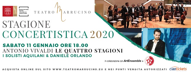 Chieti, il Teatro Marrucino inaugura la nuova stagione musicale