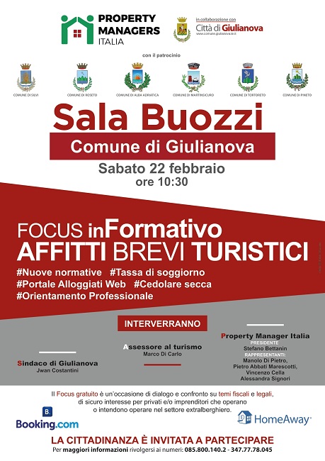 Giulianova: focus informativo sugli affitti brevi turistici