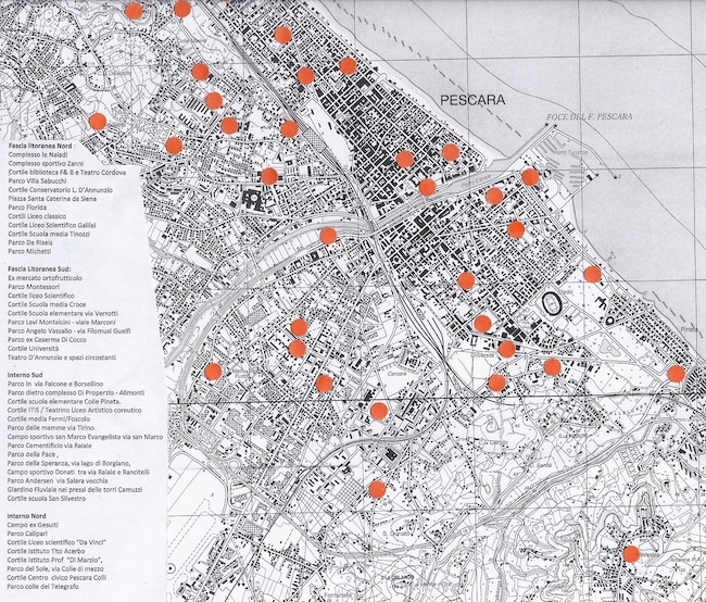 mappa luoghi pescara