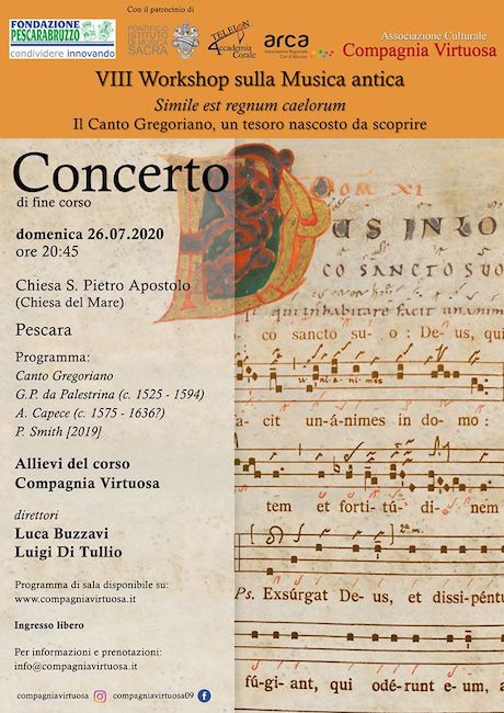 concerto musica antica 26 luglio 2020