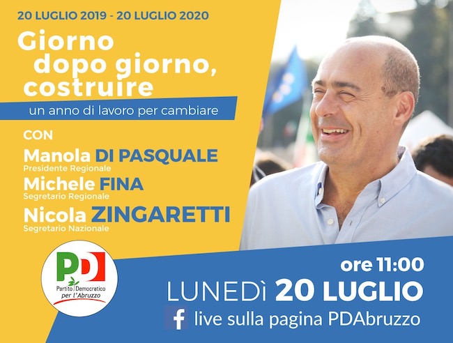 zingaretti 20 luglio 2020