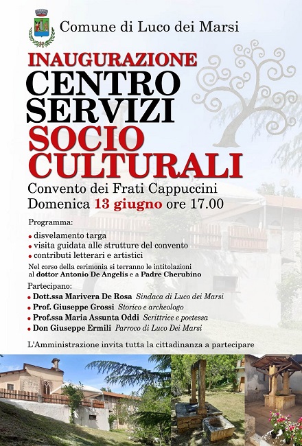 inaugurazione centro servizi socio-culturali