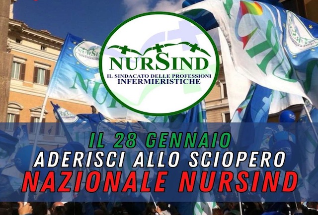 sciopero nursind 28 gennaio 2022