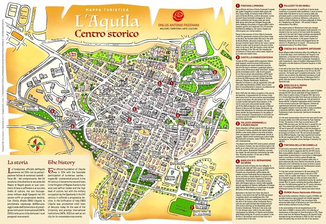 Mappa dell'Aquila