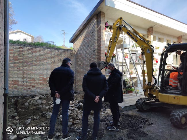 lavori cimitero forcella teramo