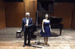 La soprano Chiara Tarquini e il pianista Raffaele Di Berto, protagonisti della serata del 24 agosto