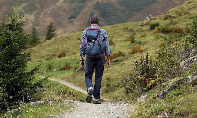 escursione in montagna