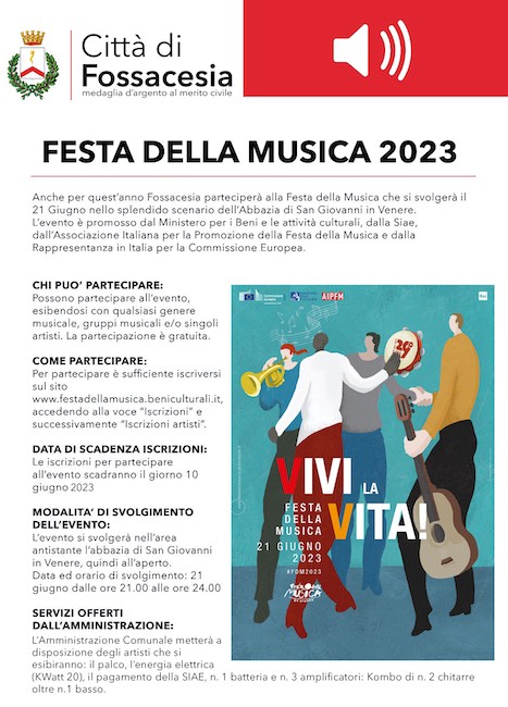 festa della musica fossacesia 2023