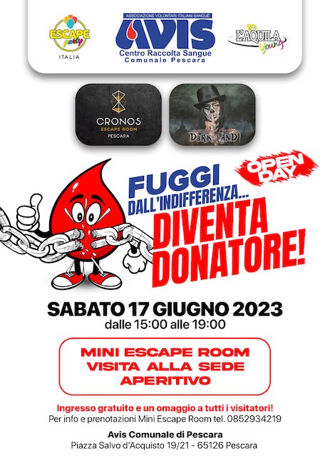 giornata donatore 17 giugno 2023