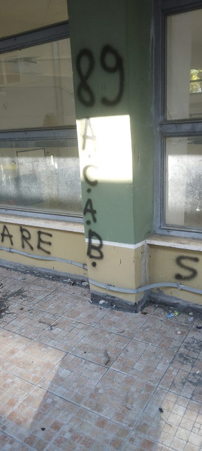 scritte vandaliche