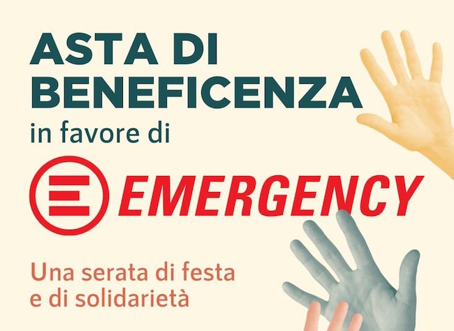 asta di beneficenza emergency