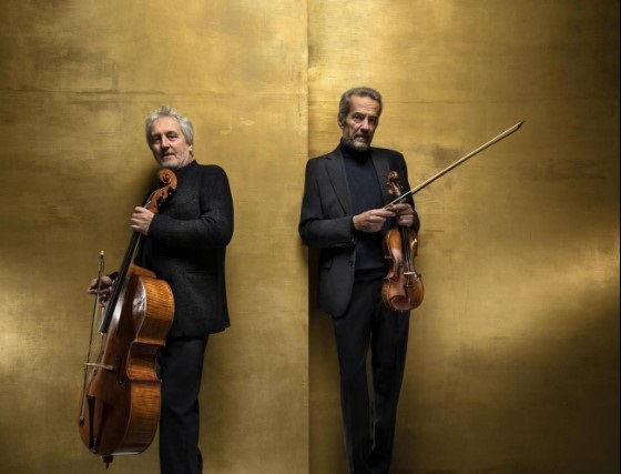Da sx Mario Brunello (violoncello) e Giuliano Carmignola