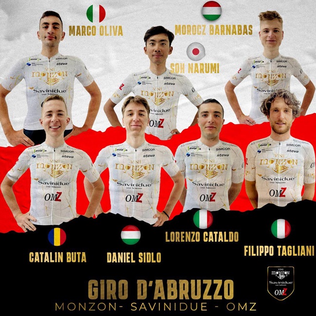 Vini Monzon Savini Due OMZ al Giro d'Abruzzo 2024