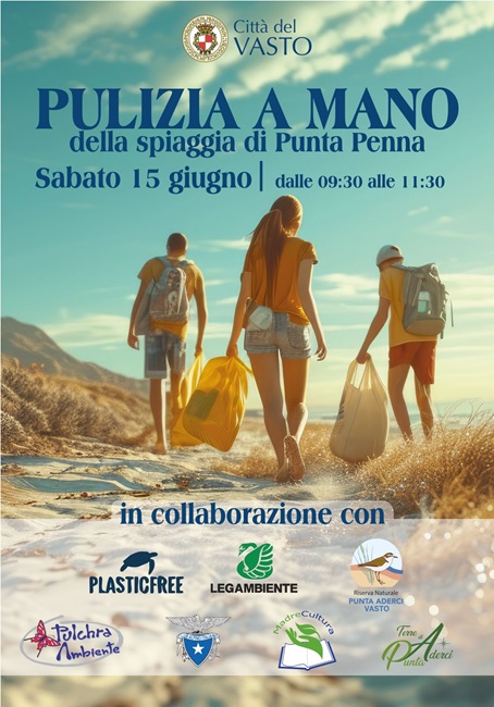 Pulizia spiaggia Punta Penna