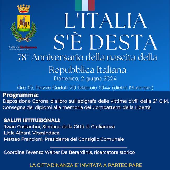 litalia s'è desta 2 giugno 2024