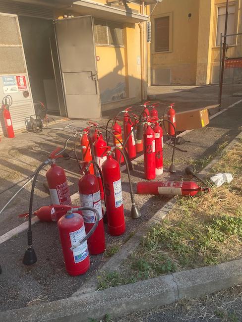 esinto principio incendio pescara