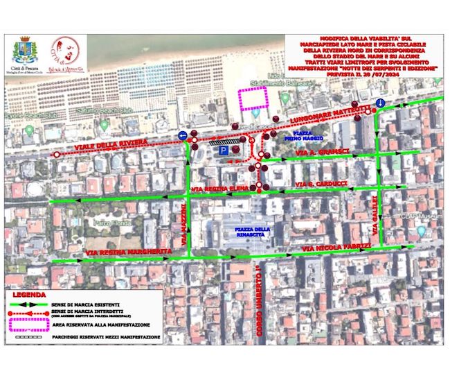 mappa notte dei serpenti 2024