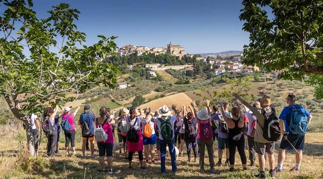 durante un cammino collecorvino