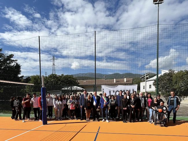 inaugurazione campo polivalente popoli