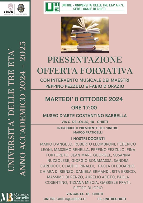 offerta formativa UNITRE