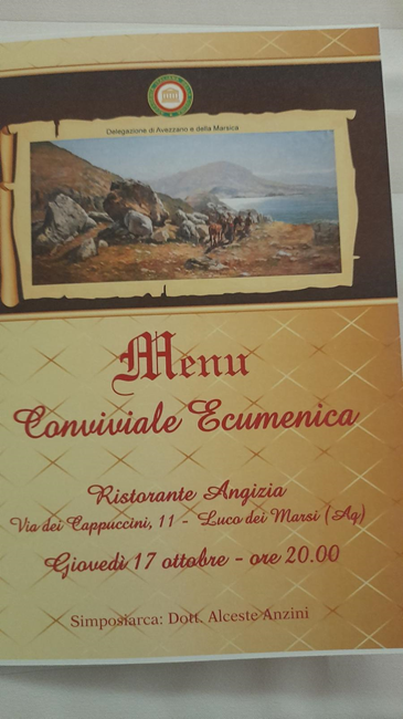 menu Cena Ecumenica