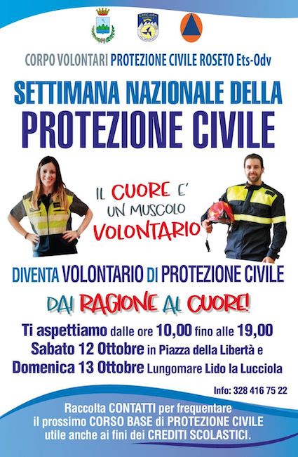 protezione civile eventi roseto