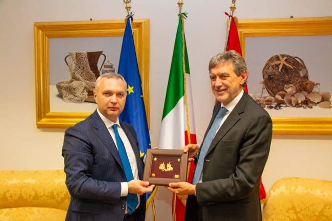 Marsilio e l'Ambasciatore di Ucraina