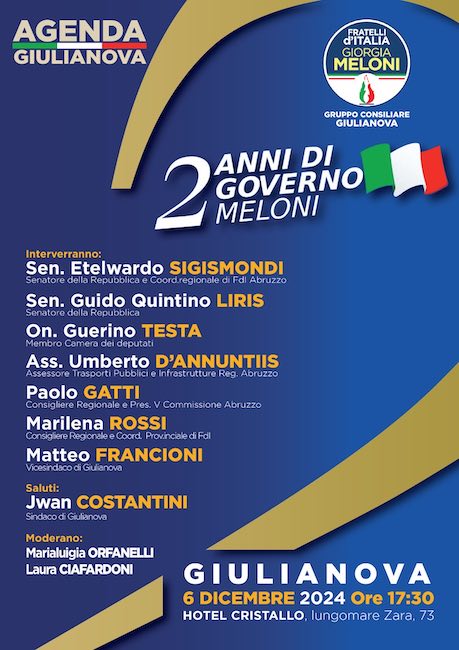 2 anni governo meloni giulianova