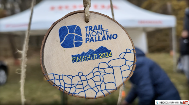 Trail Monte Pallano 01122024 medaglia da finisher