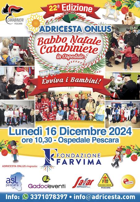 babbo natale del carabiniere 2024