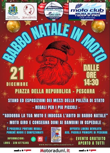 babbo natale in moto 2024