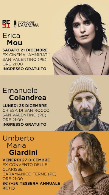 concerti san valentino 21-27 dicembre 2024