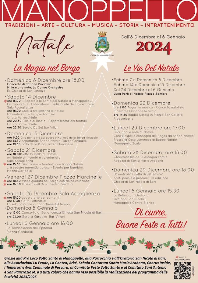 eventi natalizi manoppello 2024