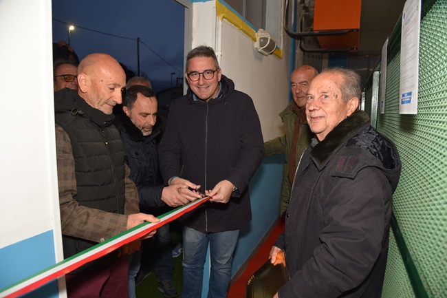 Inaugurazione società bocciofila